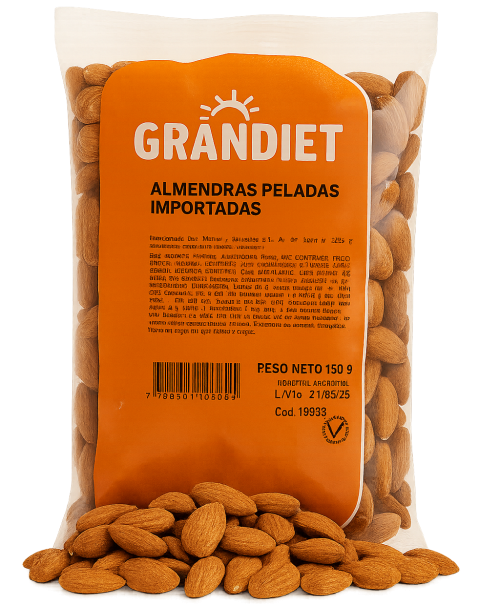 Almendras Peladas Importadas - Saludables