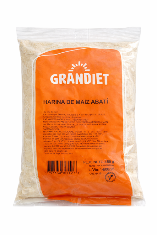Harina De Maíz Abati - Saludables