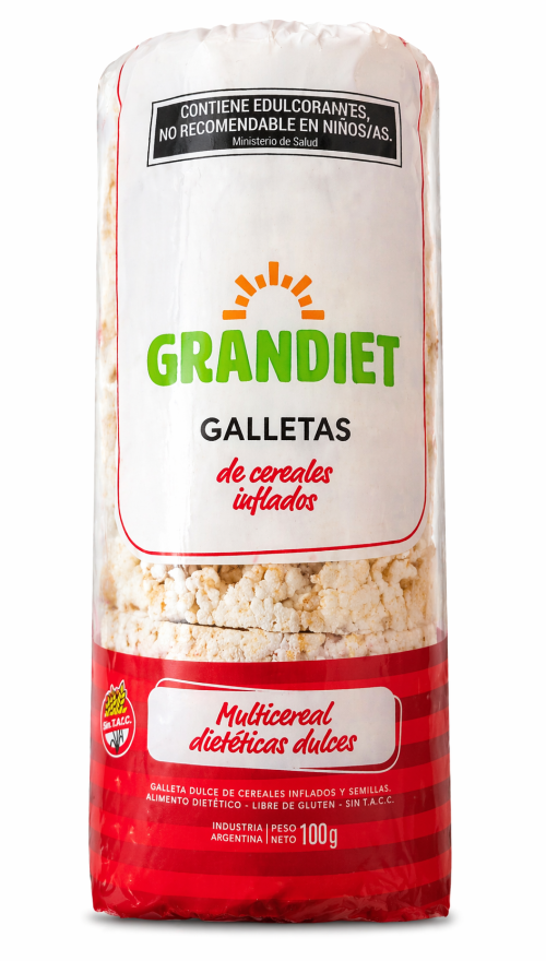 Galleta De Arroz Multiceral Dulces - Saludables