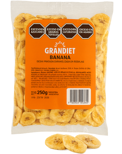 Banana Deshidratada Caramelizada - Saludables - Abasto Virtual Córdoba | Venta Mayorista y Minorista