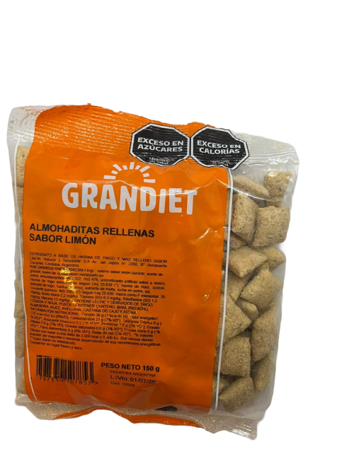 Almohadita Rellena De Limón - Saludables