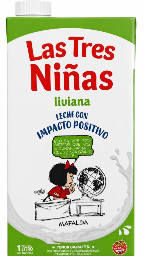 Leche 1% Las 3 Niñas - Almacen