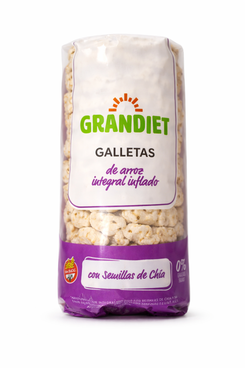 Galleta De Arroz Con Semillas De Chía - Saludables