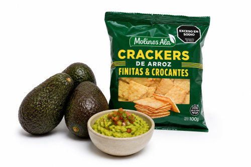Palta Hass + Crackers - Frutas y Verduras