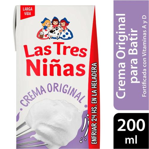 Crema Larga Vida 3 Niñas Batir - Almacen