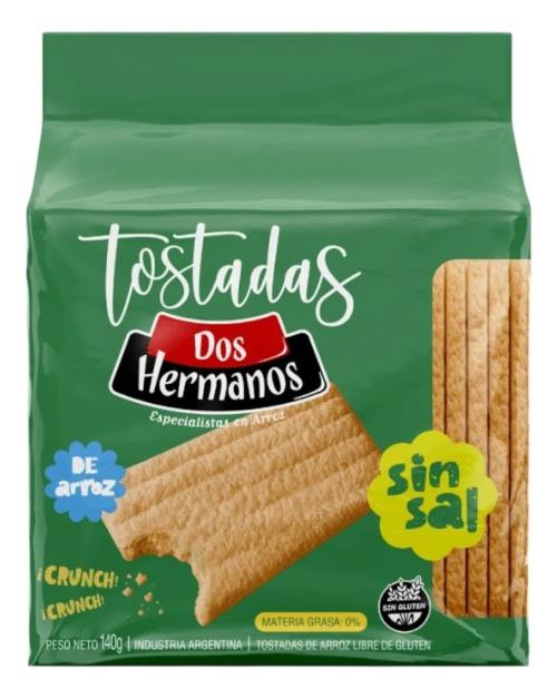 Tostadas De Arroz S/ Sal Dh - Almacen