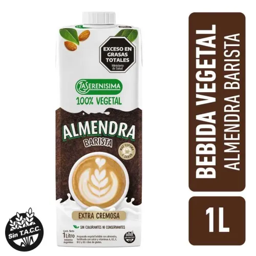 Bebida Vegetal Almendra Barista  - Almacen