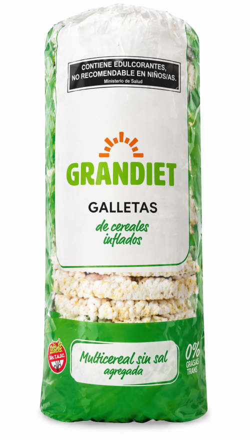 Galleta De Arroz Multicereal Sin Sal  - Saludables