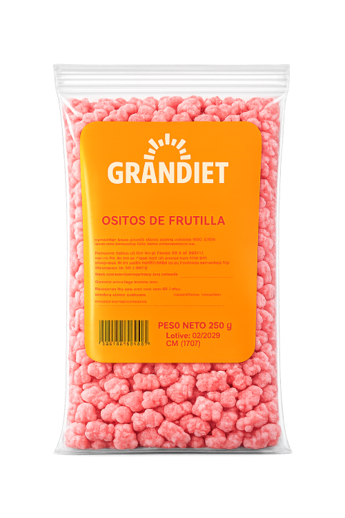 Ositos De Avena Frutilla - Saludables