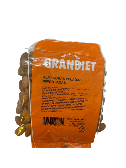 Almendras Peladas Importadas - Saludables - Abasto Virtual Córdoba | Venta Mayorista y Minorista
