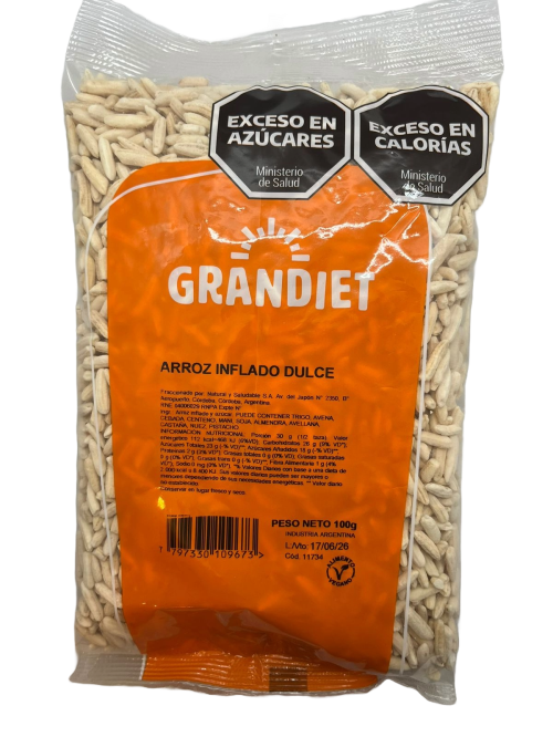 Arroz Inflado Dulce - Saludables