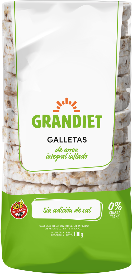 Galleta De Arroz Sin Sal - Saludables