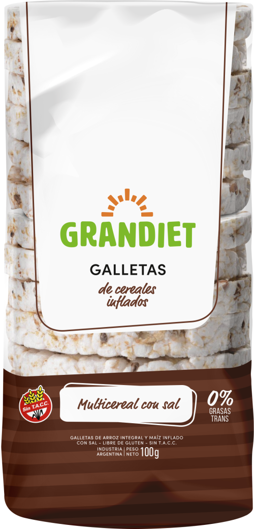 Galleta De Arroz Multicereal - Saludables