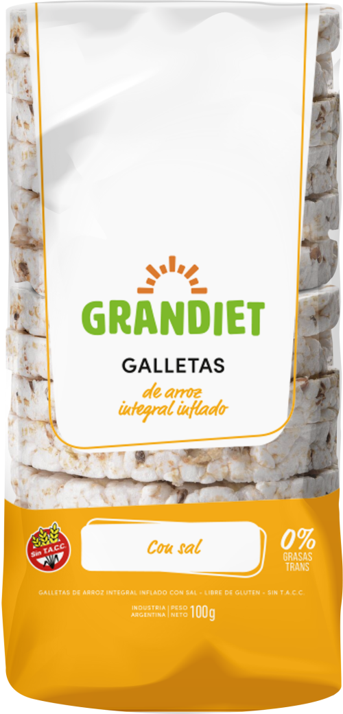 Galleta De Arroz Con Sal - Saludables